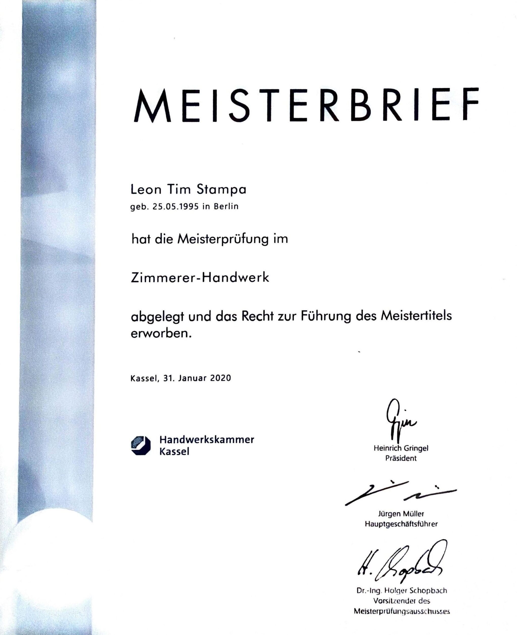 Meisterbrief